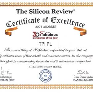 TPIPL ได้รับใบประกาศรับรองความเป็นเลิศ ติดอันดับ “30 บริษัทยอดเยี่ยมแห่งปี” จาก The Silicon Review