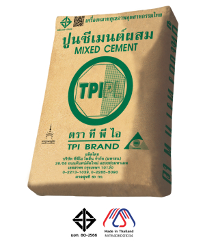 ปูนซีเมนต์ผสม ตราทีพีไอ (สีเขียว)