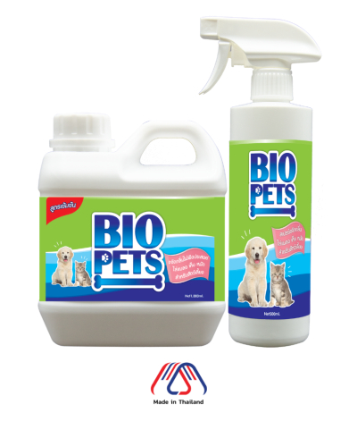 BIO PETS ขจัดกลิ่นไม่พึงประสงค์ ไล่แมลง เห็บ หมัด สำหรับสัตว์เลี้ยง