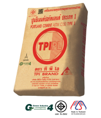 ปูนซีเมนต์ปอร์ตแลนด์ประเภท 1 ตราทีพีไอ (สีแดง)